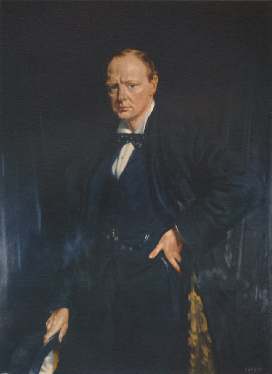Winston Churchill, c1916, 1941 af Unbekannt