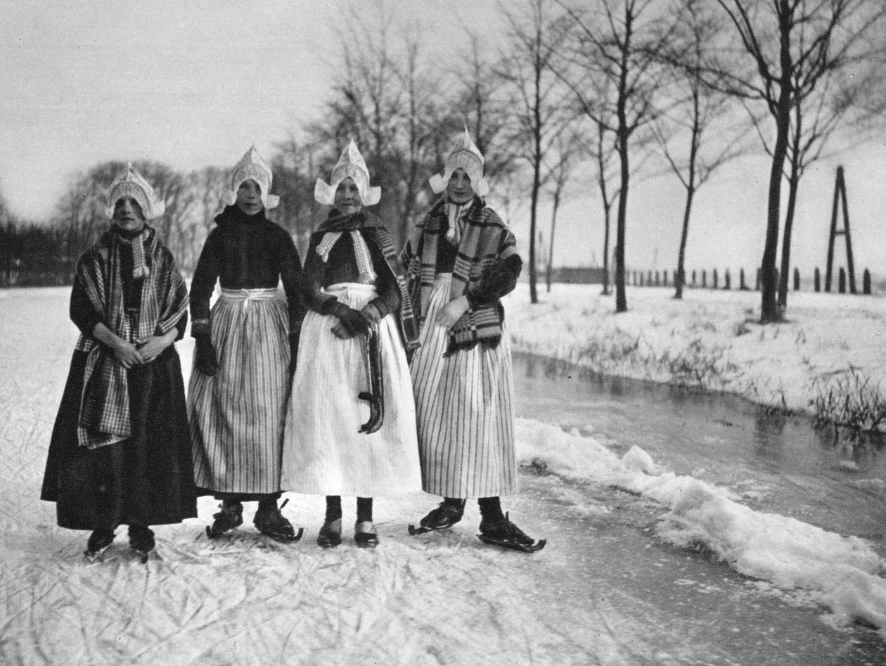 Winter, Volendam, Holland, c1934 af Unbekannt