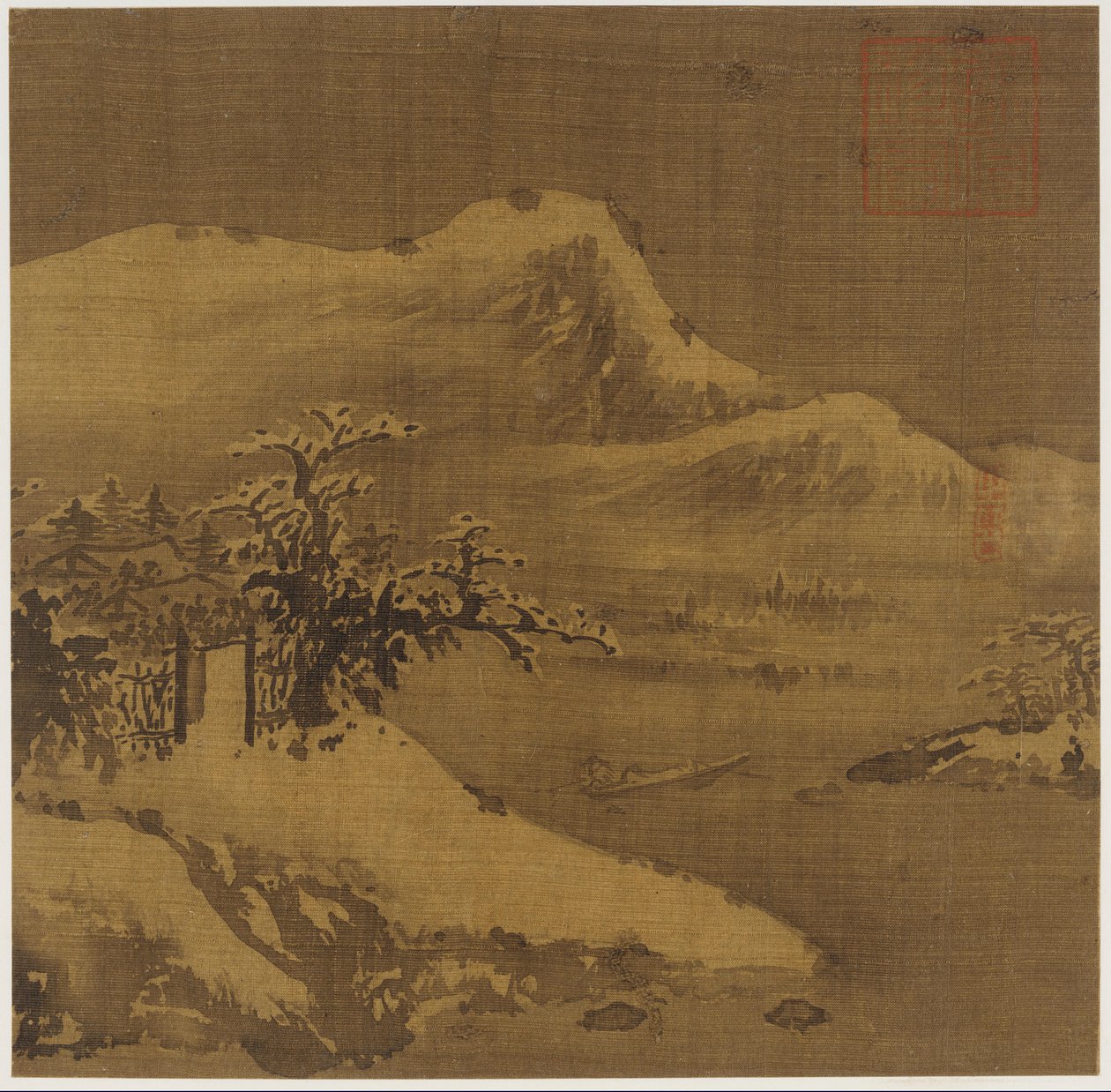 Vinterlandskab, Ming-dynastiet, 1368-1644. af Unbekannt