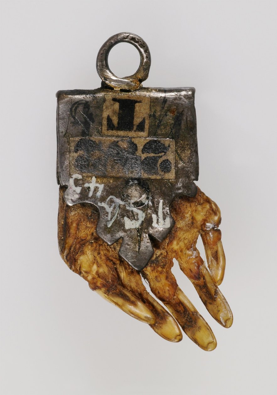 Hekse muldvarpe pote Muldvarpamulet, 1700-tallet af Unbekannt