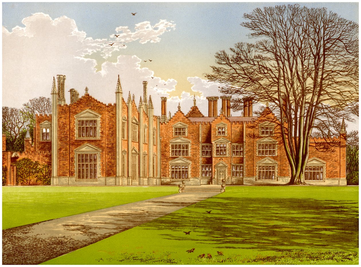Witchingham Hall, Norfolk, hjemsted for Viscount Canterbury, c1880 af Unbekannt