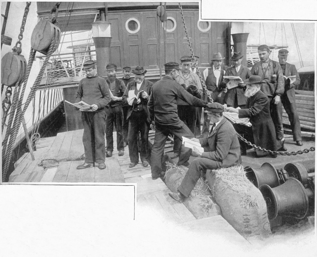 Med Jack flydende, St Andrews Waterside Mission, London, c1903 1903 af Unbekannt