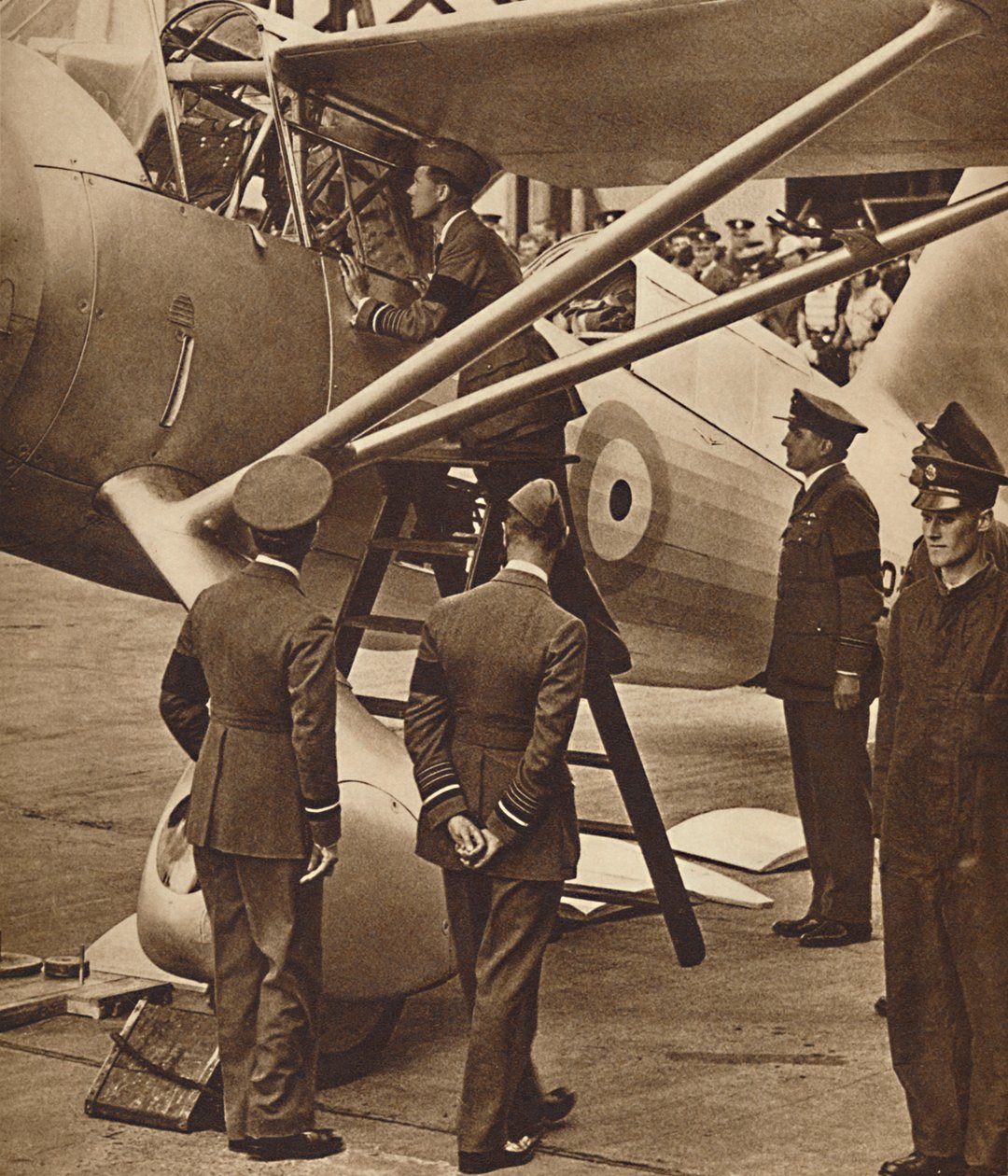Med Royal Air Force, 1937 af Unbekannt