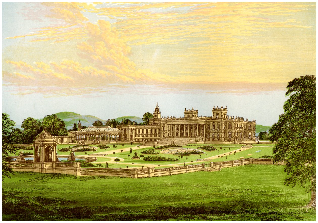 Witley Court, Worcestershire, hjemsted for jarlen af Dudley, c1880 af Unbekannt