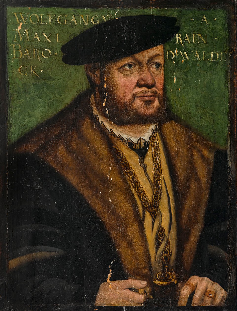 Ulven af ​​Maxlrain ca. 1500-1561, baron af Waldeck, ca 1530. af Unbekannt