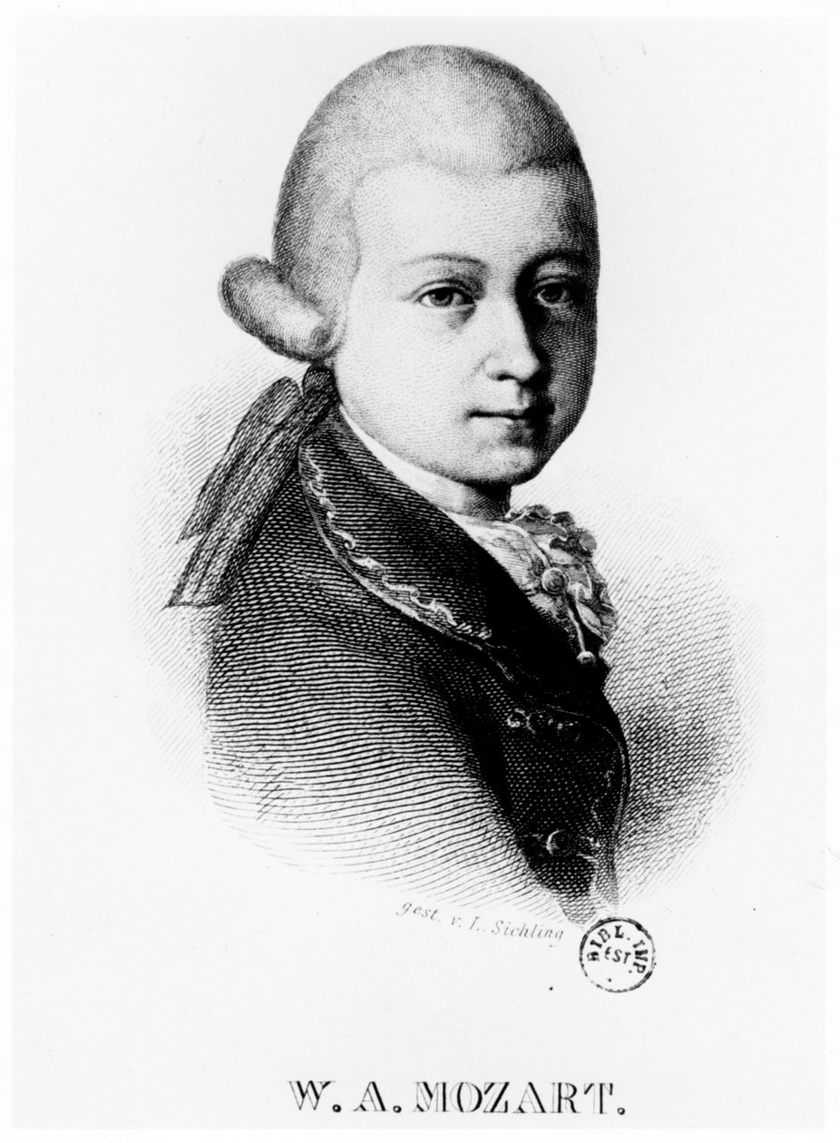 Wolfgang Amadeus Mozart 1756-1791 i 1770 af Unbekannt