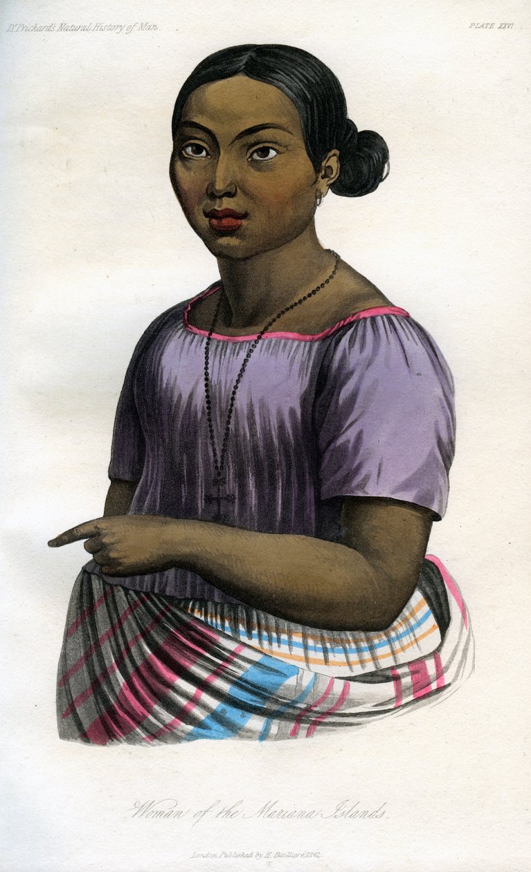 Kvinde fra Marianaøerne, 1848 af Unbekannt