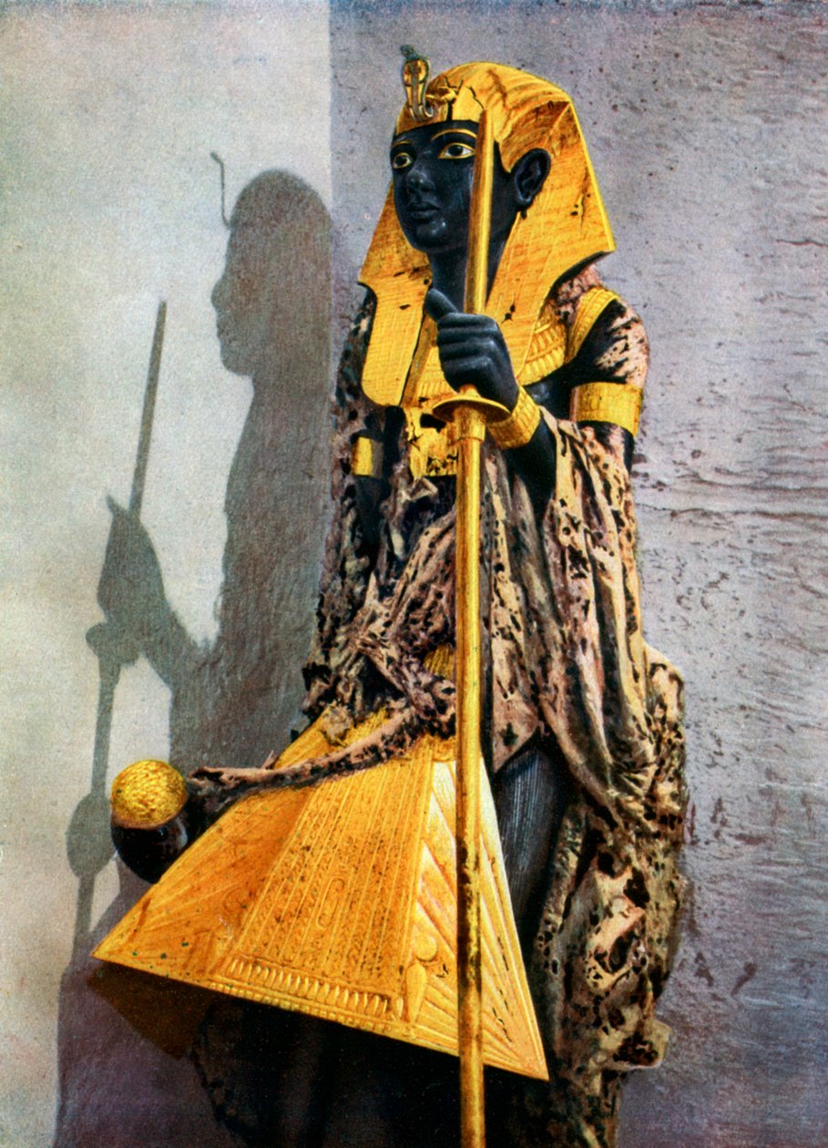 Træstatue af Tutankhamon, Egypten, 1933-1934 af Unbekannt