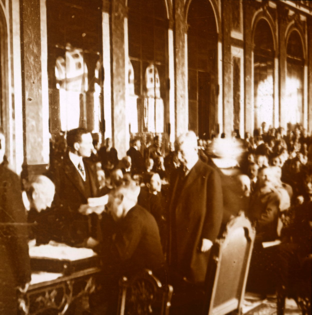 Woodrow Wilson, Versailles-traktaten, Frankrig, 1919 af Unbekannt