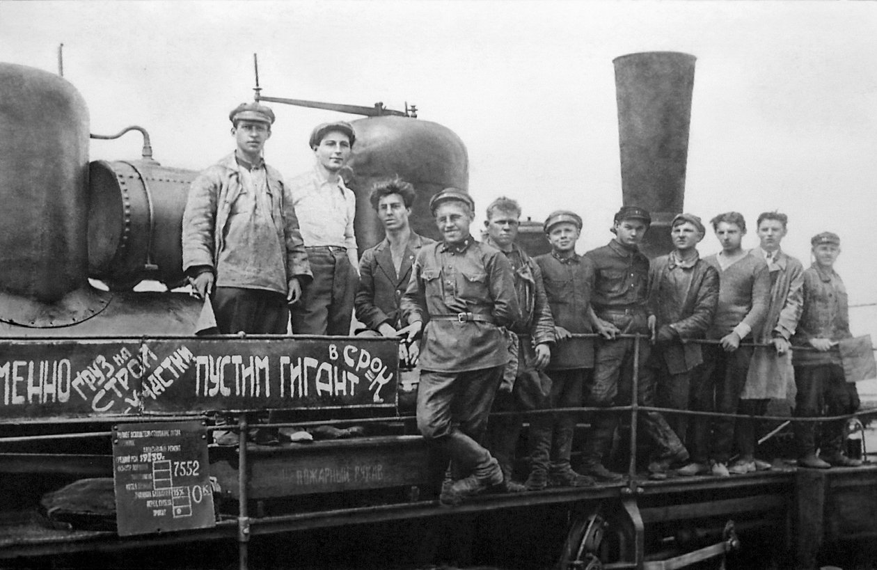 Arbejdere i Magnitogorsk, USSR, 1932. af Unbekannt