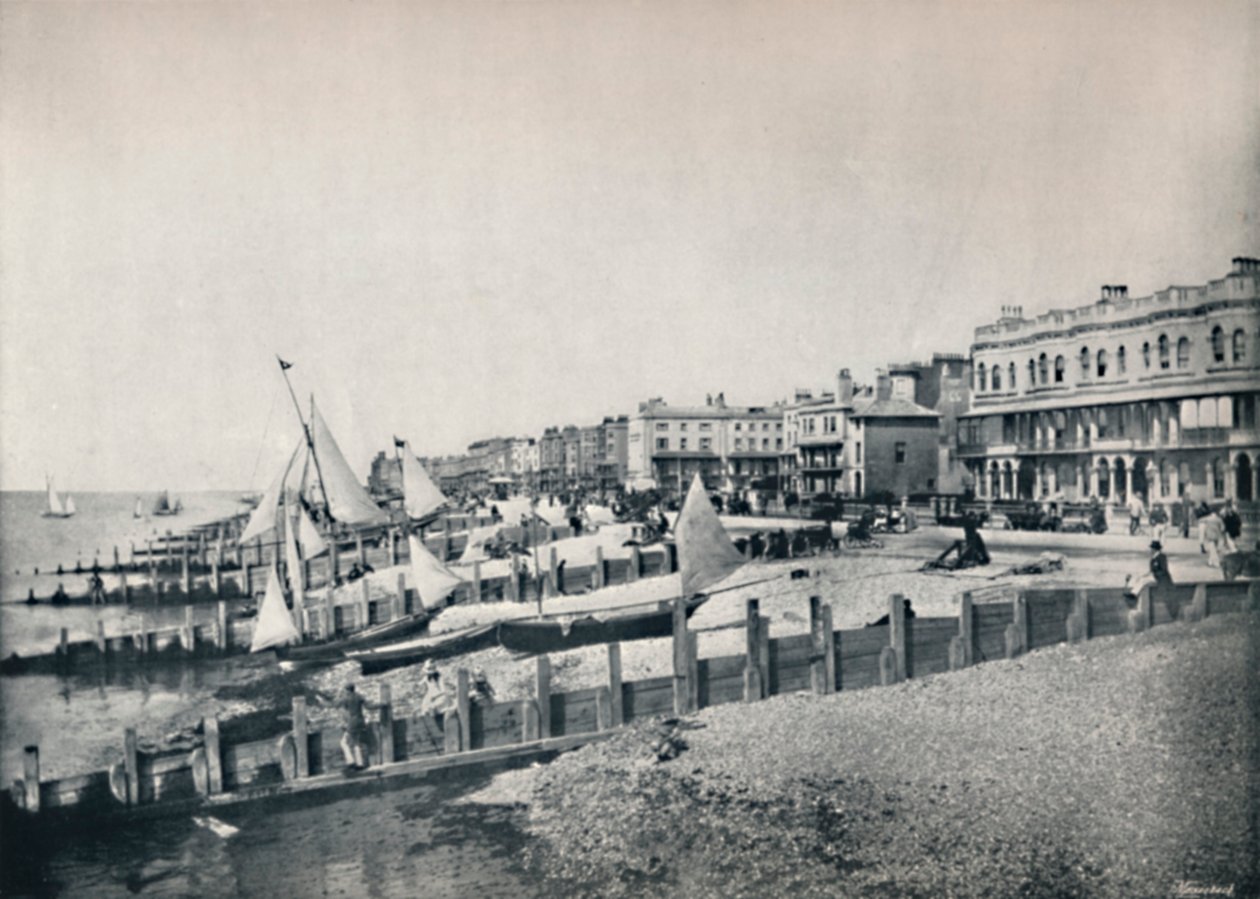 Worthing - General View of the Front, 1895 af Unbekannt
