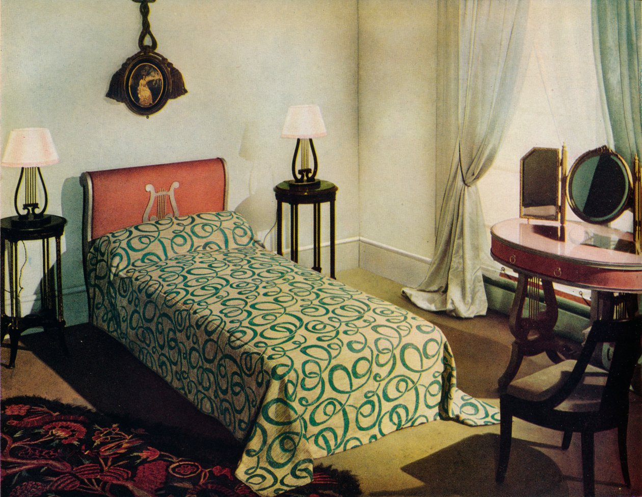 Vævet bomuldssengetæppe af Vantona Textiles Ltd., 1941 af Unbekannt