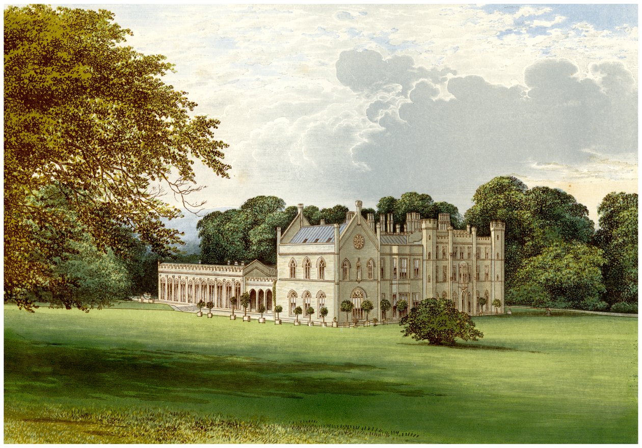 Wycombe Abbey, Buckinghamshire, hjemsted for Lord Carrington, c1880 af Unbekannt