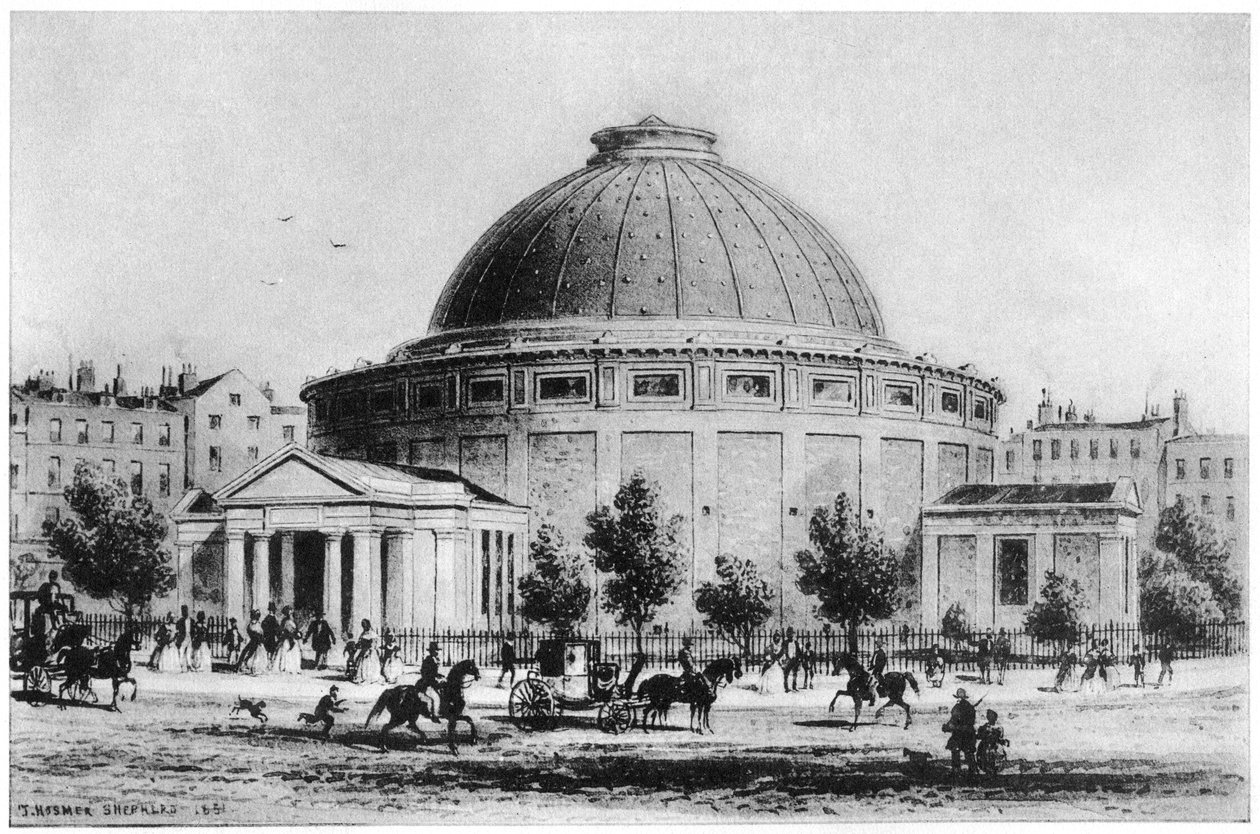 Wylds Globe, Leicester Square, London, 1851-1862 1907 af Unbekannt