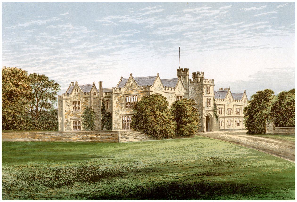 Wytham Abbey, Oxfordshire, hjemsted for jarlen af Abingdon, c1880 af Unbekannt