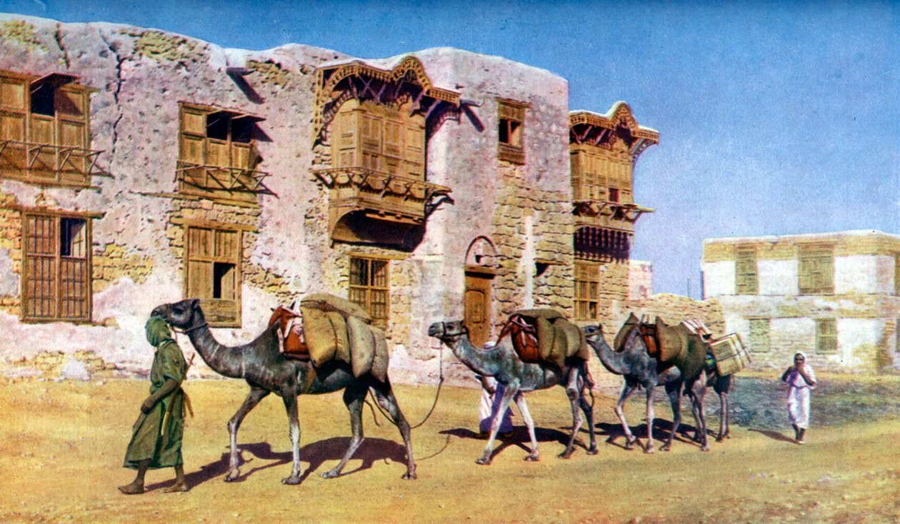 Y Anbu, Medina, Arabien, fra 1924 af Unbekannt