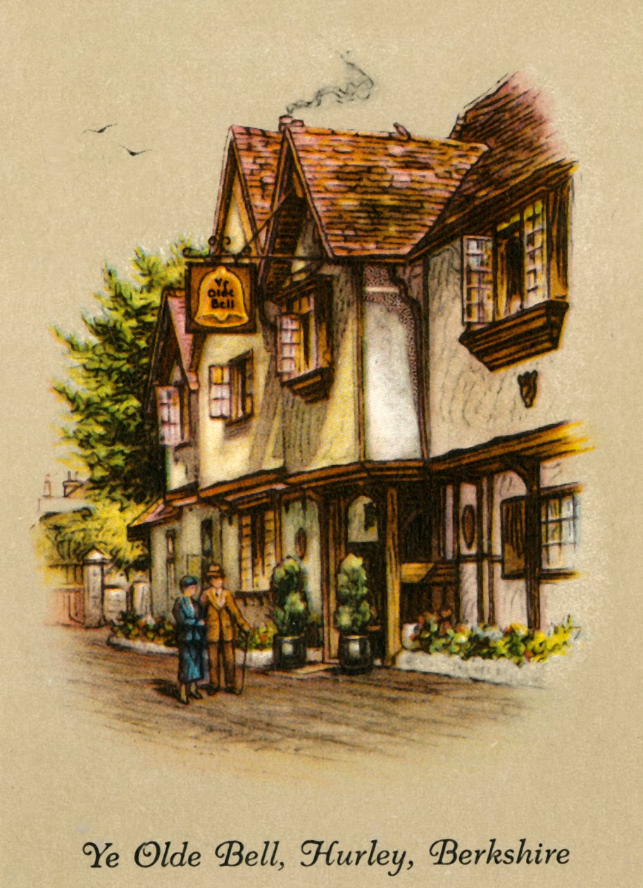 Ye Olde Bell, Hurley, Berkshire, 1936. af Unbekannt