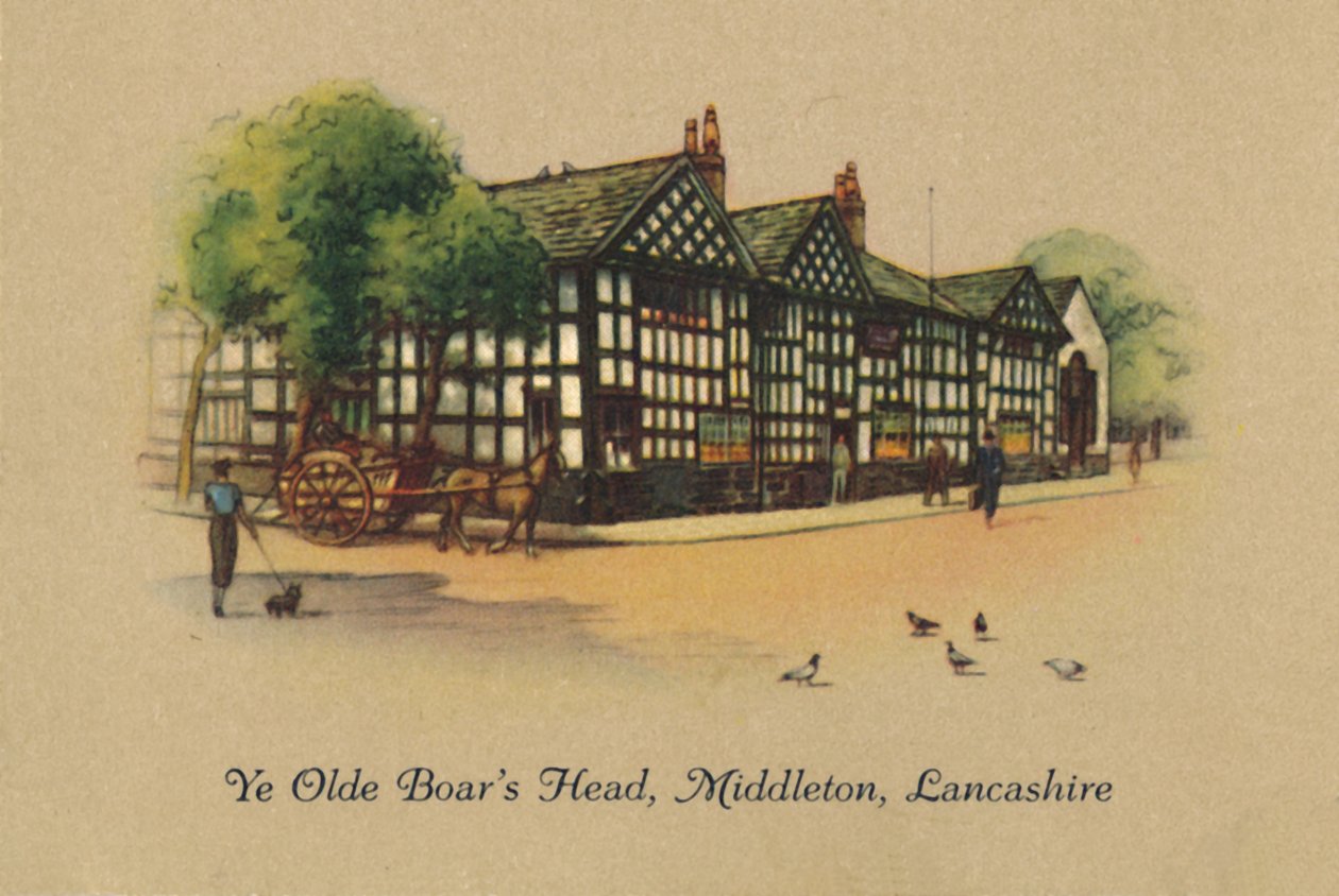 Ye Olde Boars Head, Middleton, Lancashire, 1939 af Unbekannt