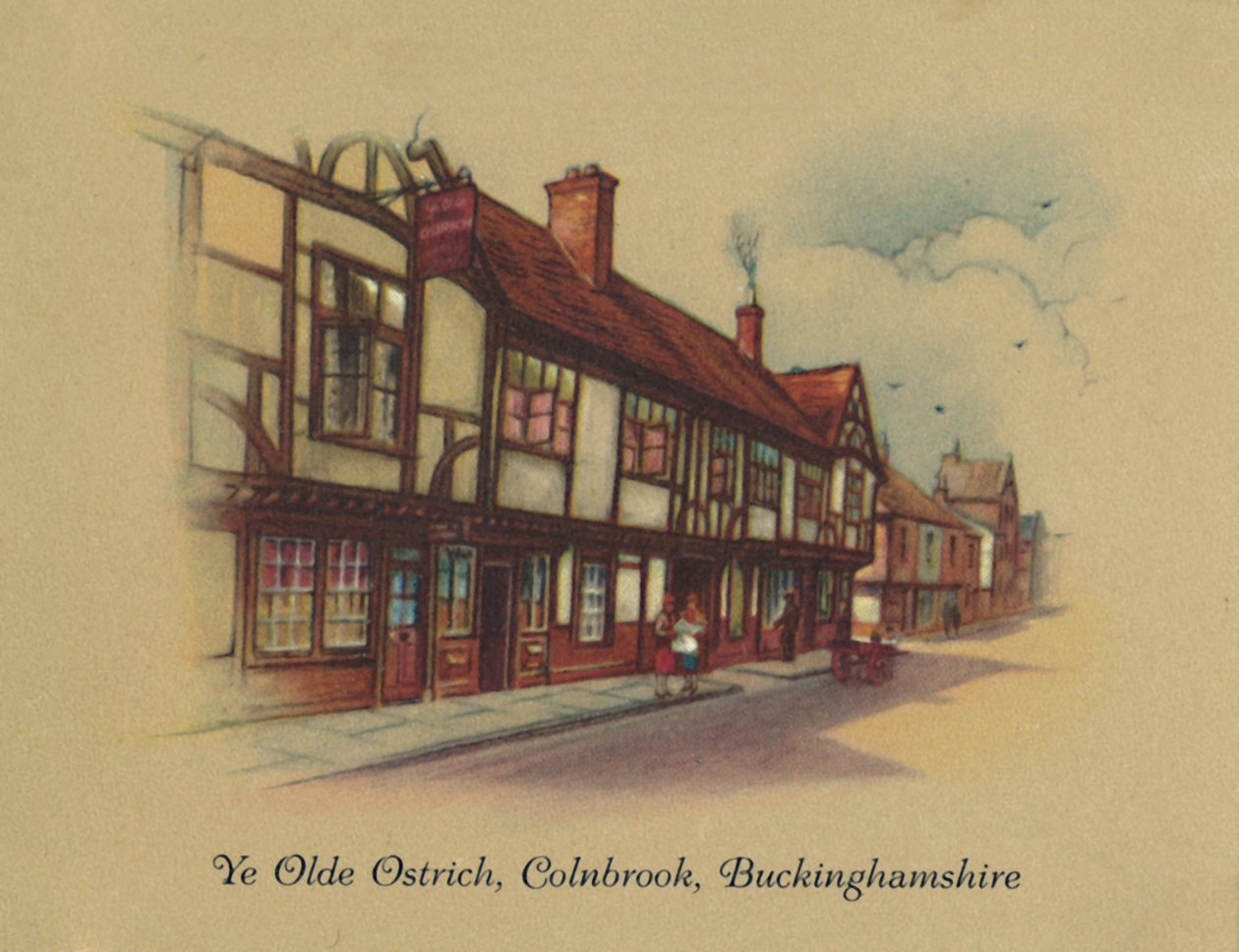 Ye Olde Ostrich Colnbrook, Buckinghamshire, 1939 af Unbekannt
