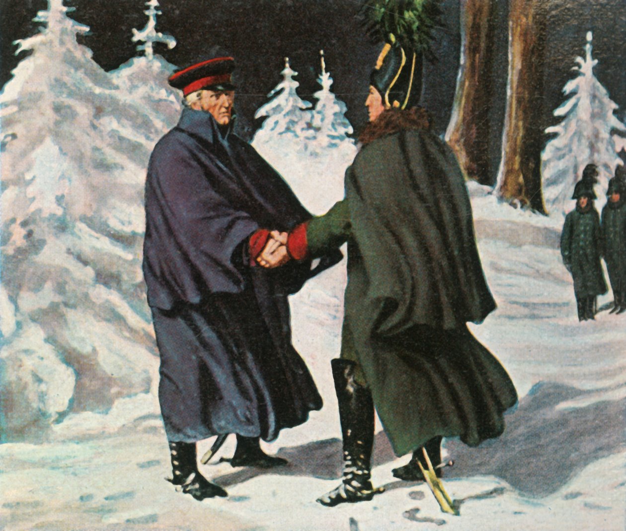 Yorcks møde med den russiske general Diebitsch, 25. december 1812, 1936. af Unbekannt