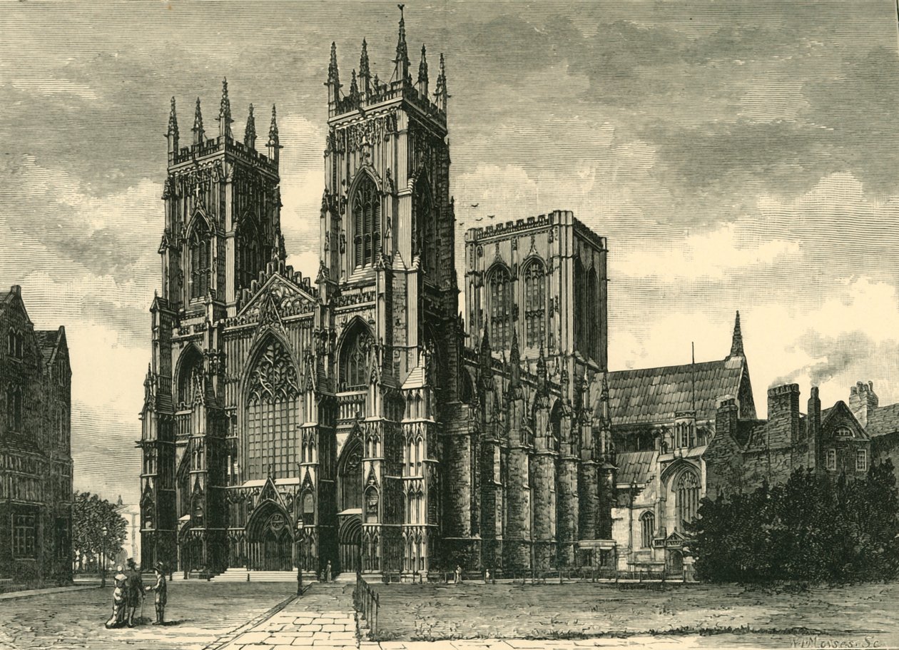 York Minster, 1898. af Unbekannt
