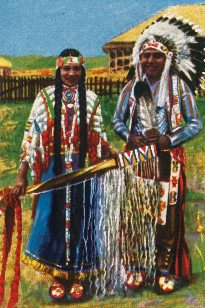 Unge indfødte amerikanere, c1928. af Unbekannt