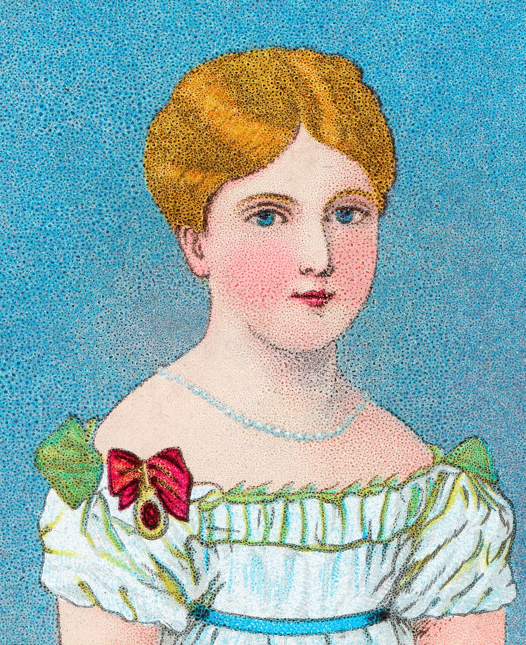 Ung dronning Victoria, derefter prinsesse Alexandrina Victoria af Kent, c1829 c1902 af Unbekannt