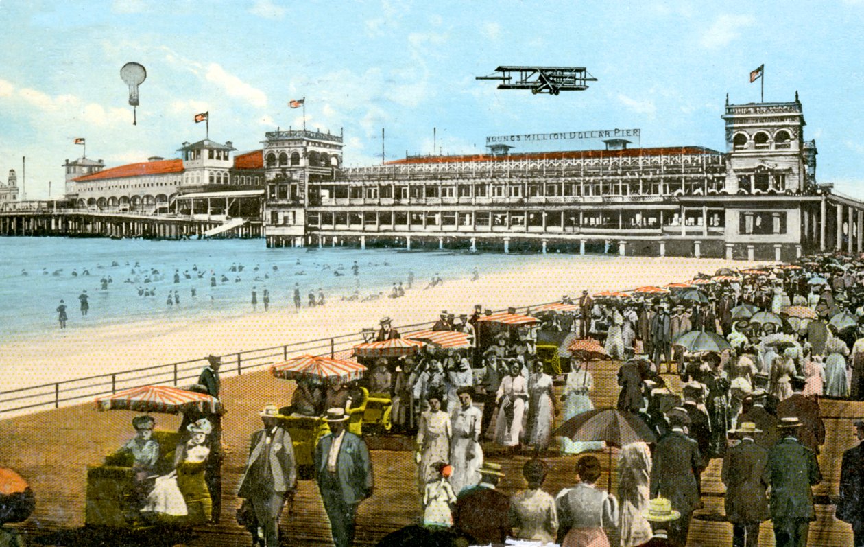 Youngs New Million Dollar Pier, Atlantic City, New Jersey, USA, 1913 af Unbekannt