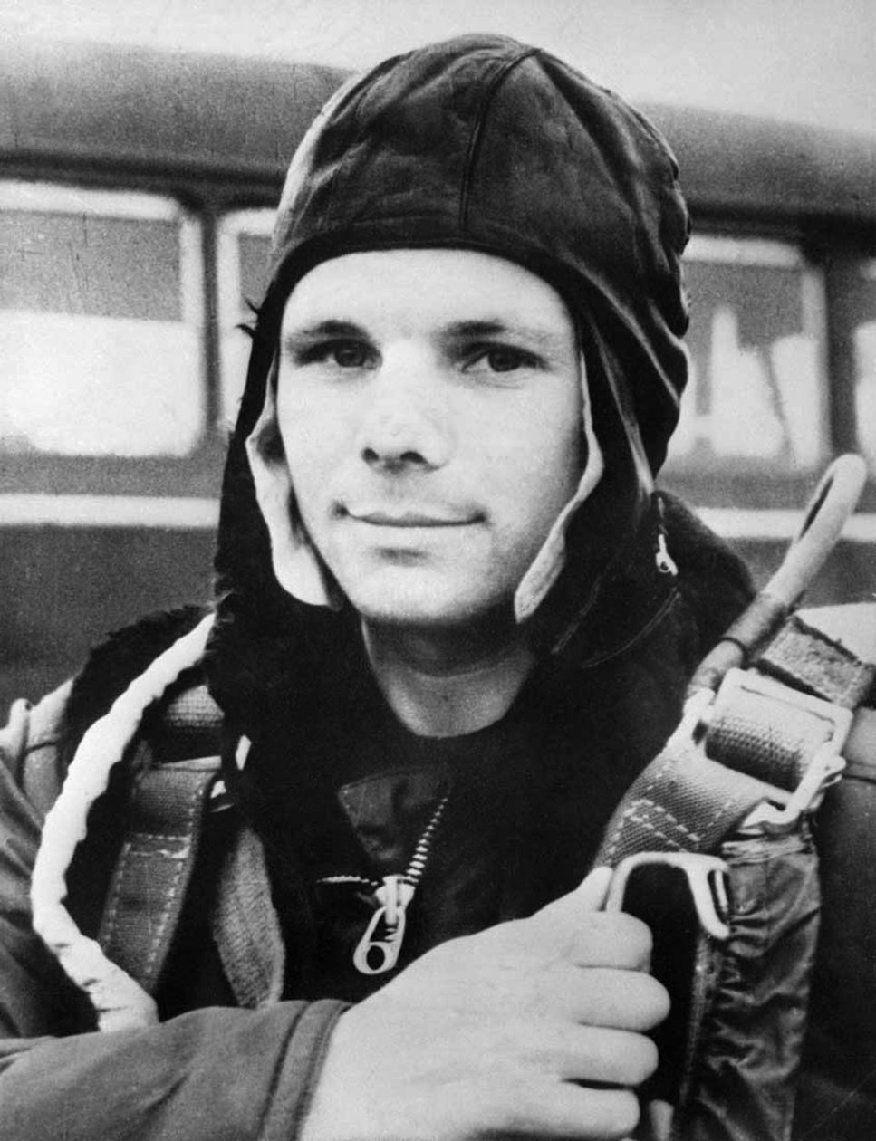 Yuri Gagarin, russisk kosmonaut, 1961 af Unbekannt