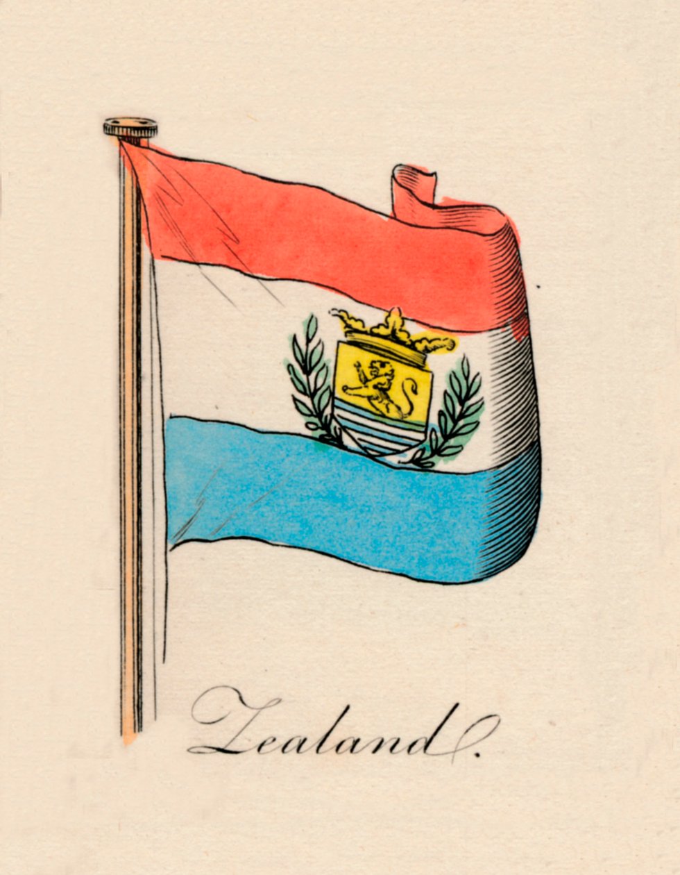 Sjælland, 1838 af Unbekannt