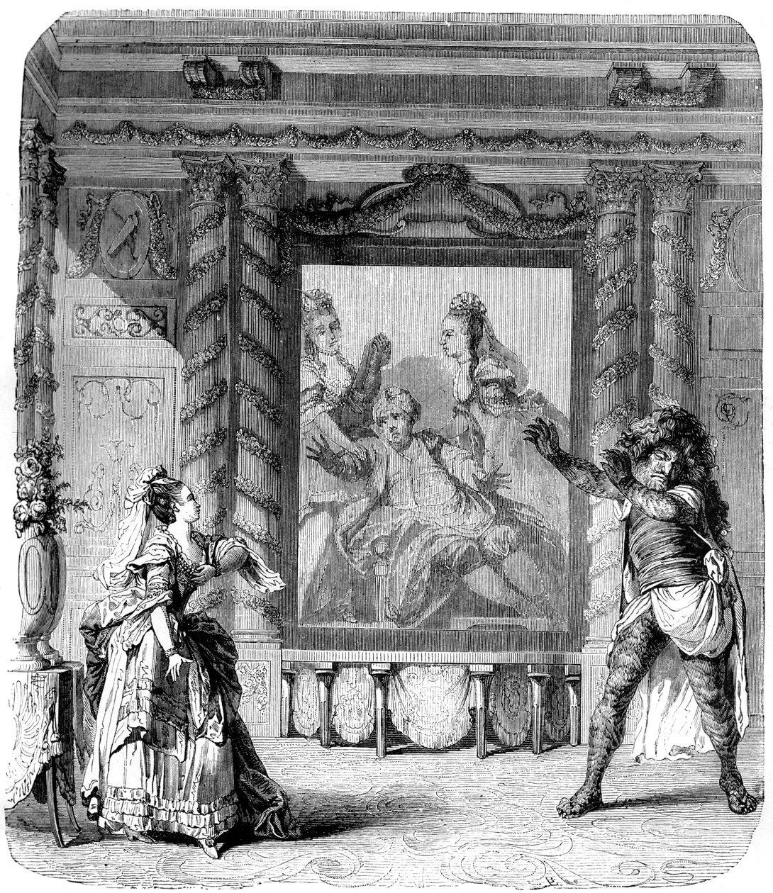 Zemire og Azor, komisk opera, 1771 1882-1884 af Unbekannt