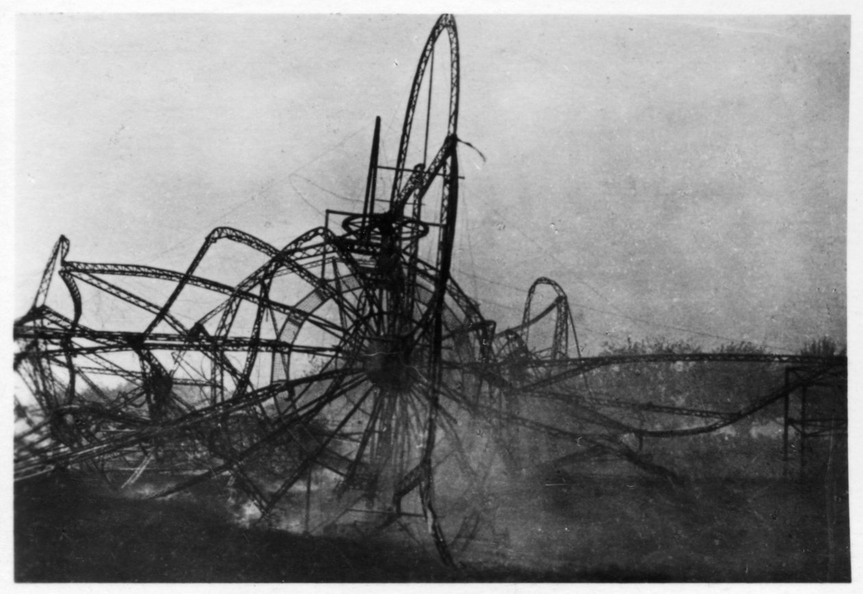 Zeppelin LZ4 efter Echterdingen-katastrofen, Tyskland, 1908 1933 af Unbekannt