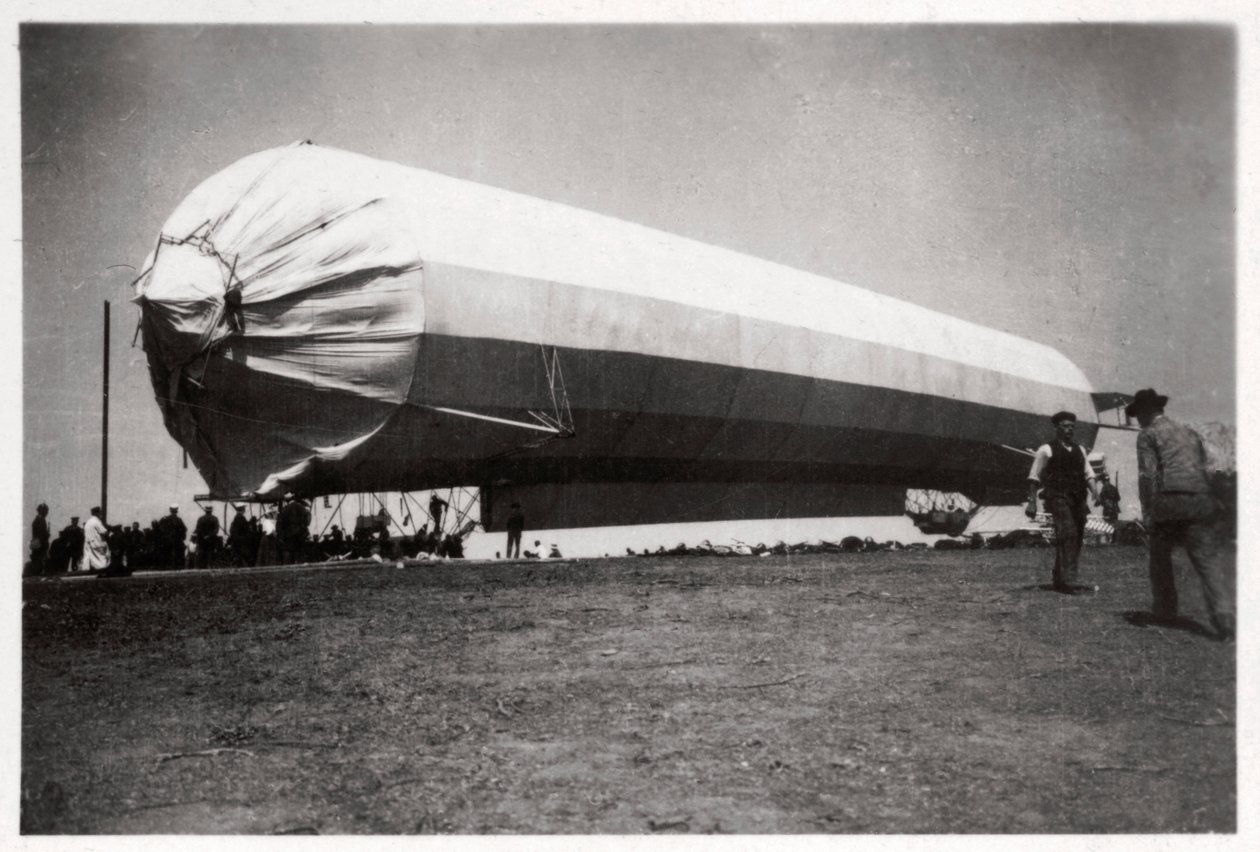 Zeppelin LZ 5 i Goeppingen, Tyskland, 1909 1933 af Unbekannt