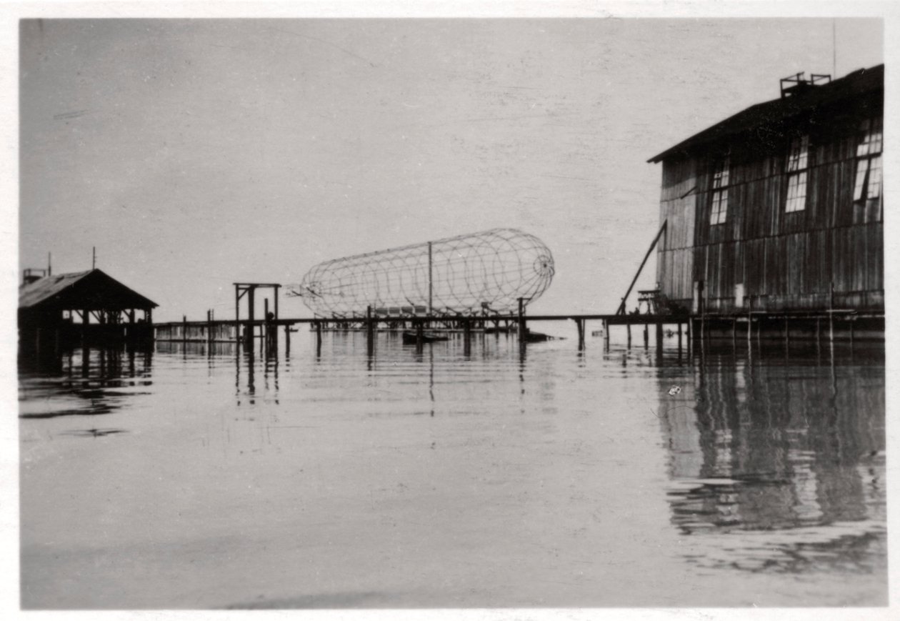 Zeppelin LZ 6 under opførelse, Tyskland, 1909 1933 af Unbekannt