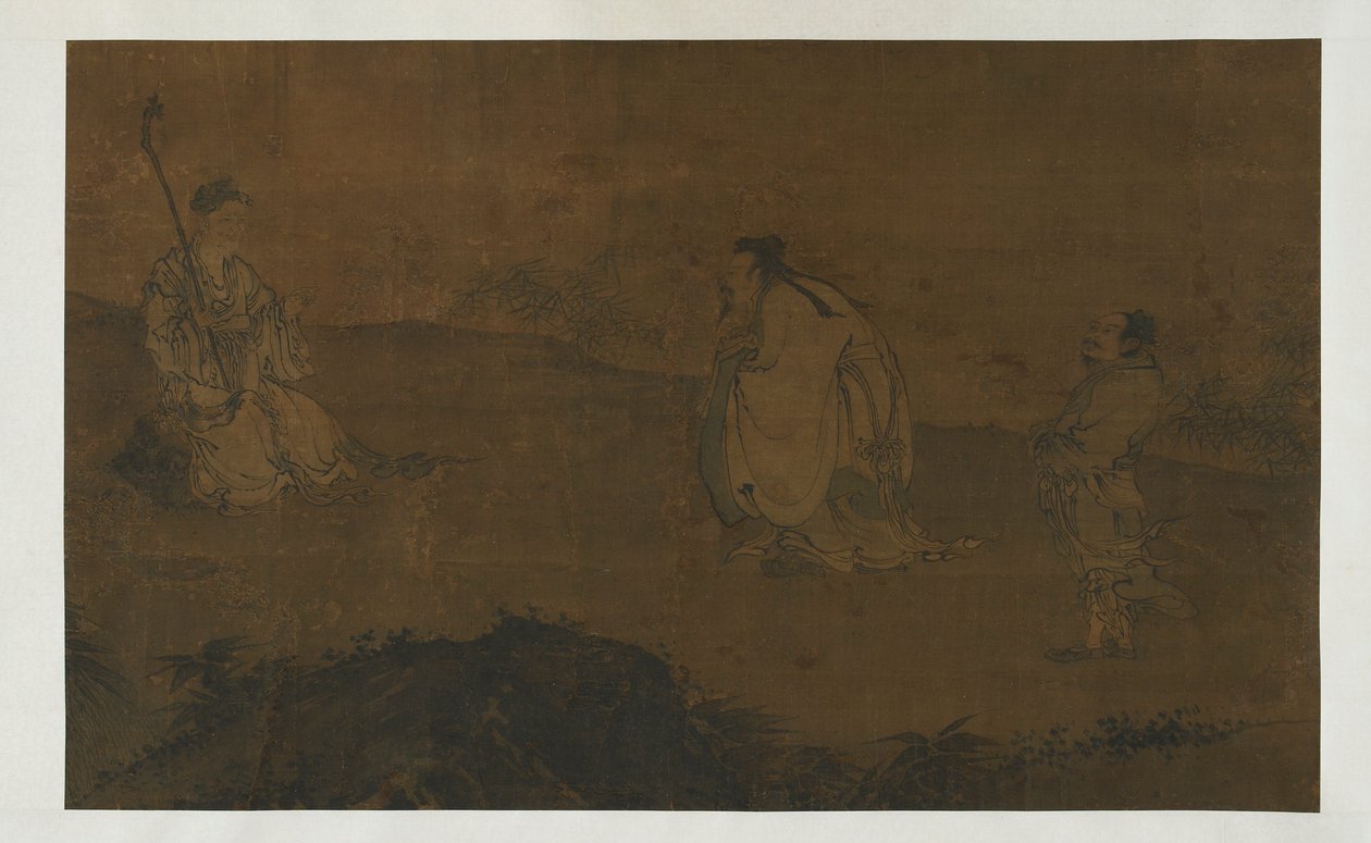 Zhongli Quan Søger Dao, Ming-dynastiet, 1400-tallet. af Unbekannt