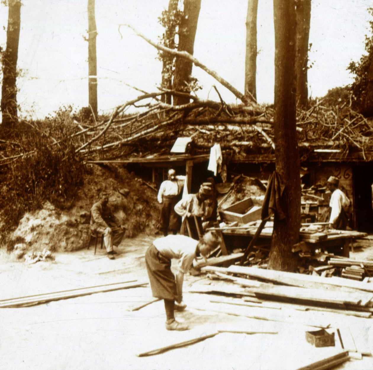Zouaves, Nieuwpoort, Flandern, Belgien, c1914-c1918. af Unbekannt