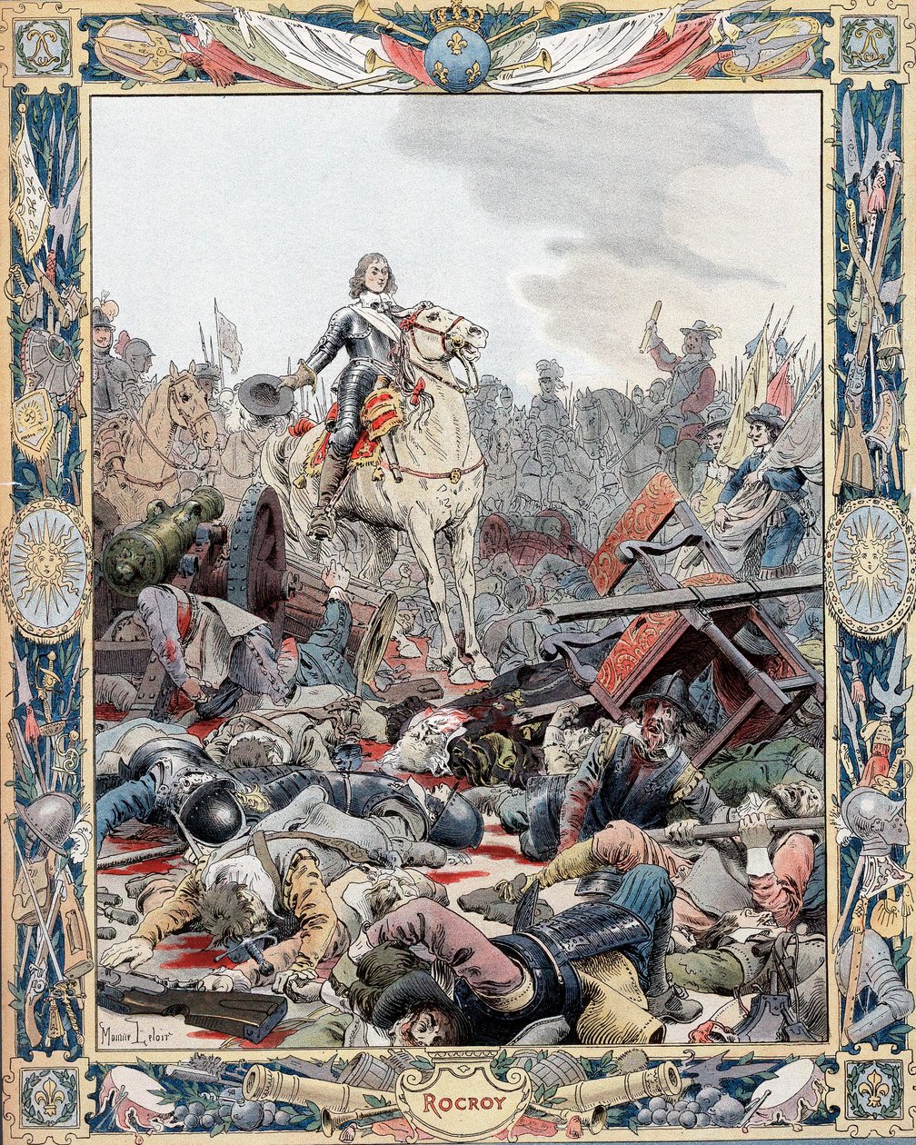 duc dEnghien førte fransk sejr over spansk, 30-års krig, 1643 c1880 af Unbekannt