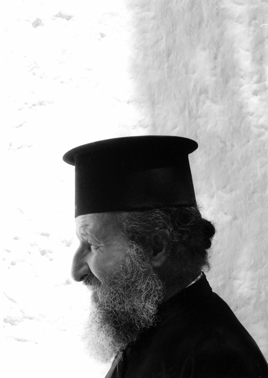 præst for den ortodokse kirke på Kreta (pave) Kreta 1985 af Unbekannt