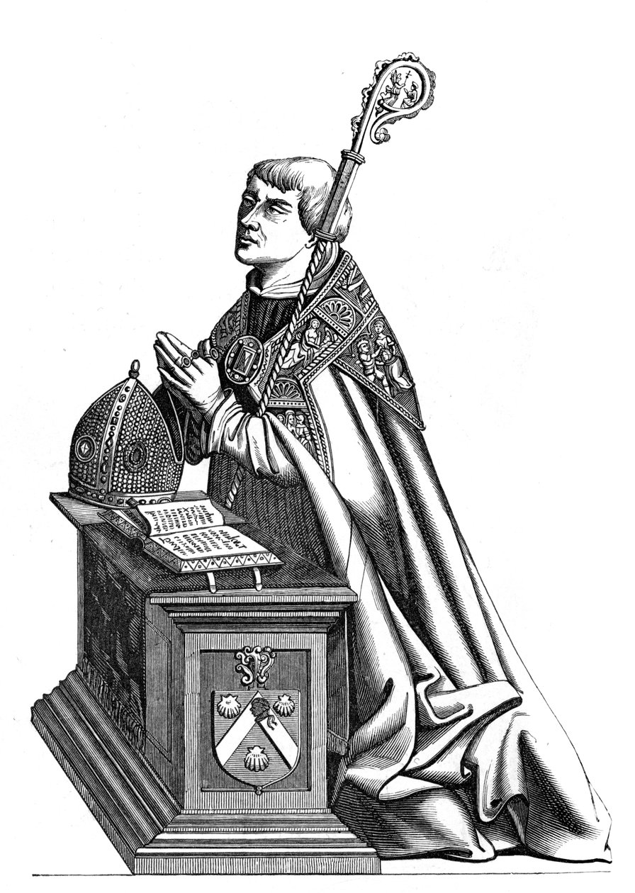 Etienne de Poncher 1446-1524, biskop af Paris, 1500-tallet 1849 af Unbekannt