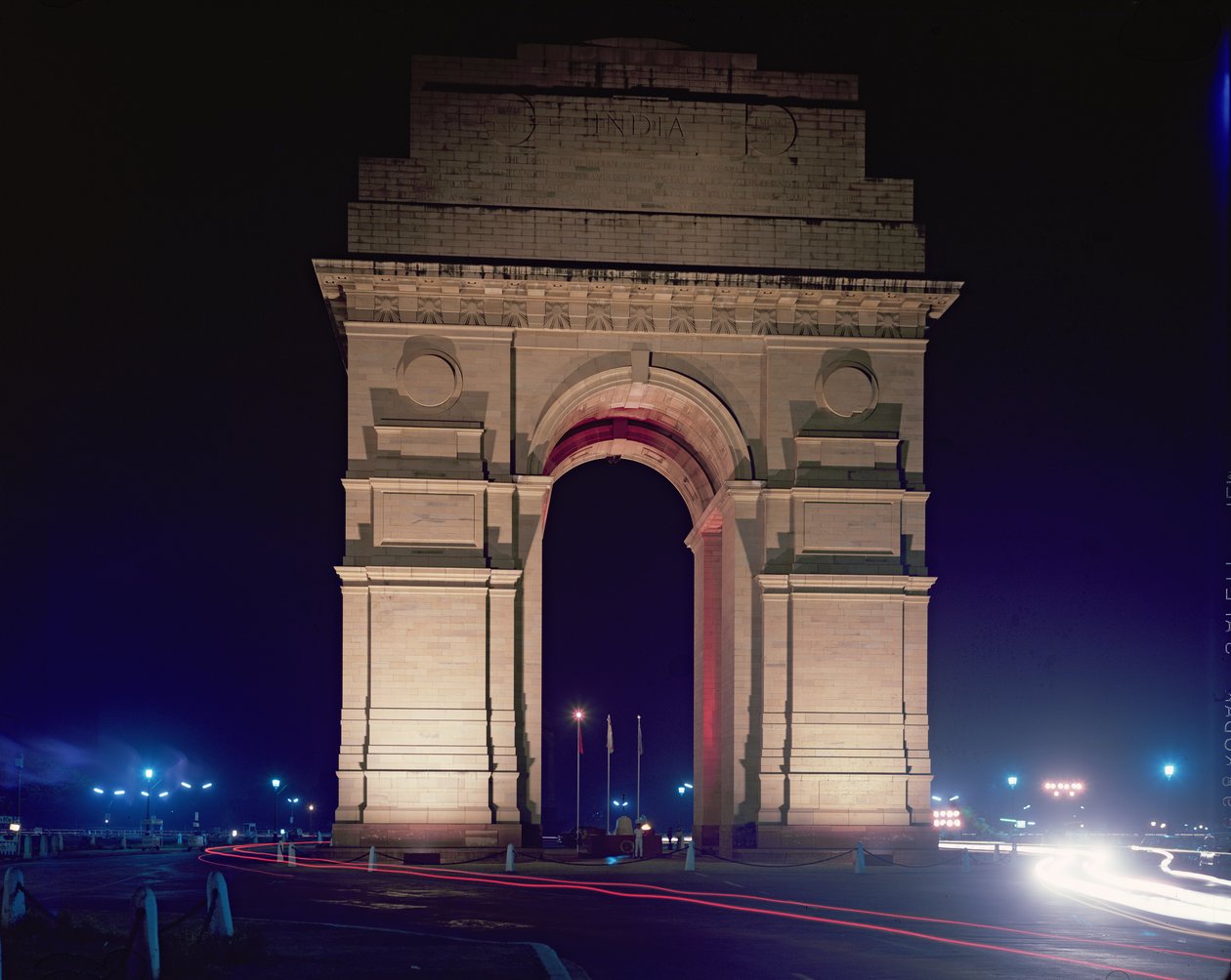 All India War Memorial Arch, New Delhi af Sir Edwin Lutyens (1869-1944) af Unbekannt Unbekannt