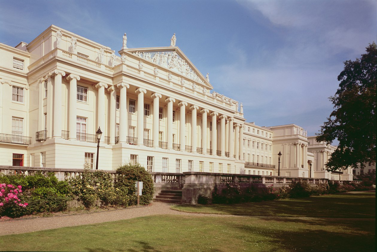 Cumberland Terrace 1827-28, designet af John Nash (1752-1835) Regents Park, London, Storbritannien af Unbekannt Unbekannt