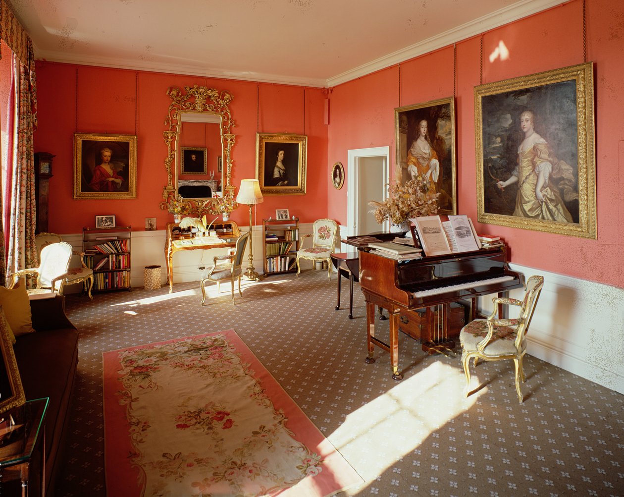 Drumlanrig Castle: Salon, der viser et portræt af Lady Jane Douglas af Unbekannt Unbekannt