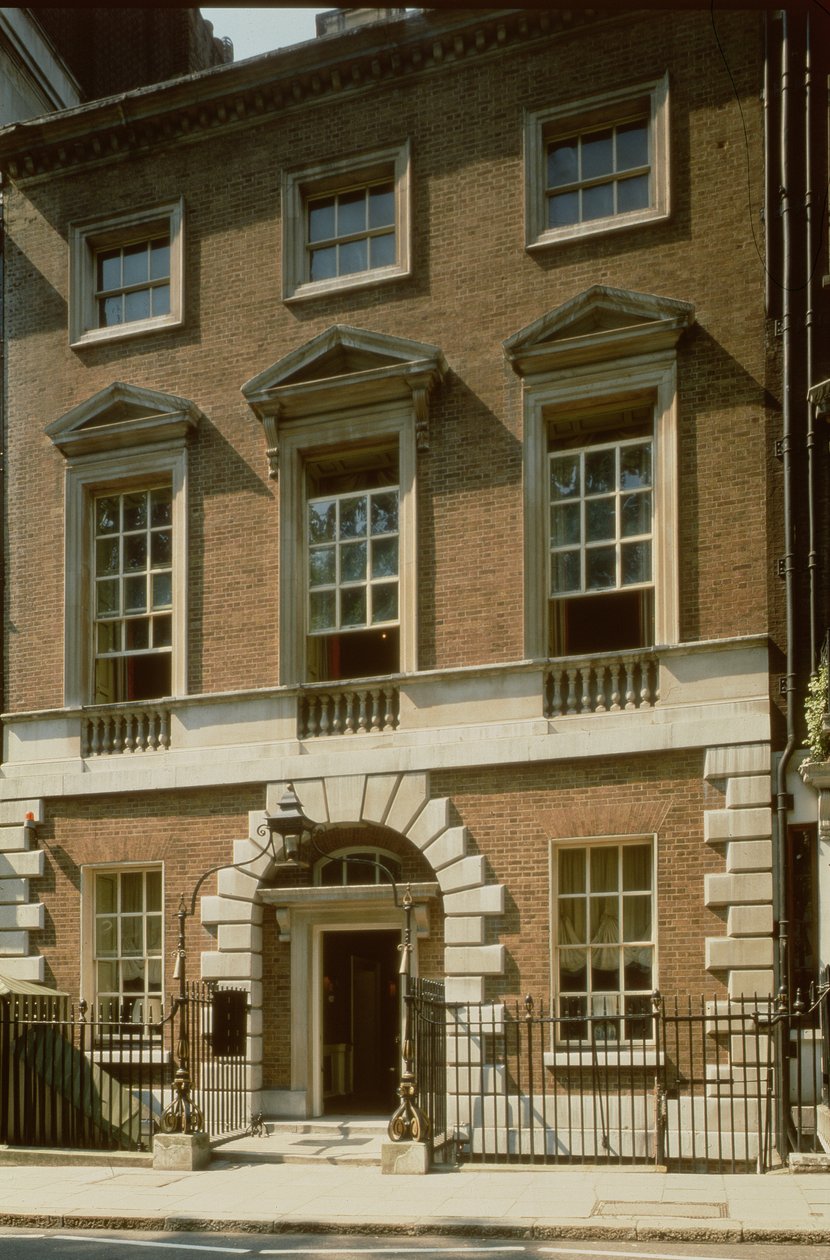 Indgang til nr. 44 Berkeley Square, London af Unbekannt Unbekannt