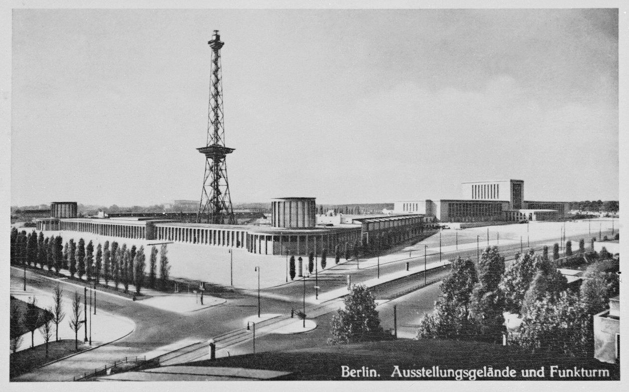 Udstillingshaller og udsendelsestårn, Charlottenburg, Berlin, ca. 1930 af Unbekannt Unbekannt