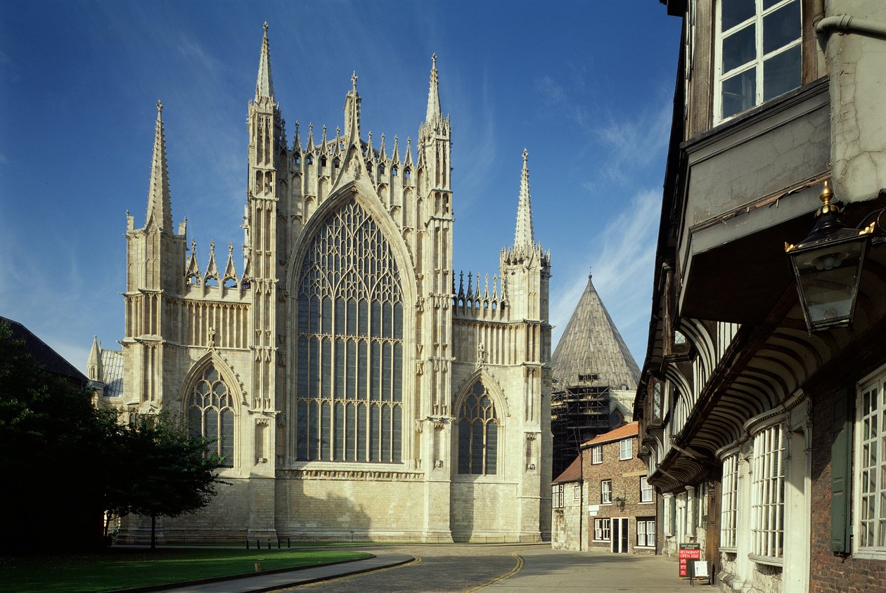 Udvendig udsigt over York Minster, Yorkshire af Unbekannt Unbekannt