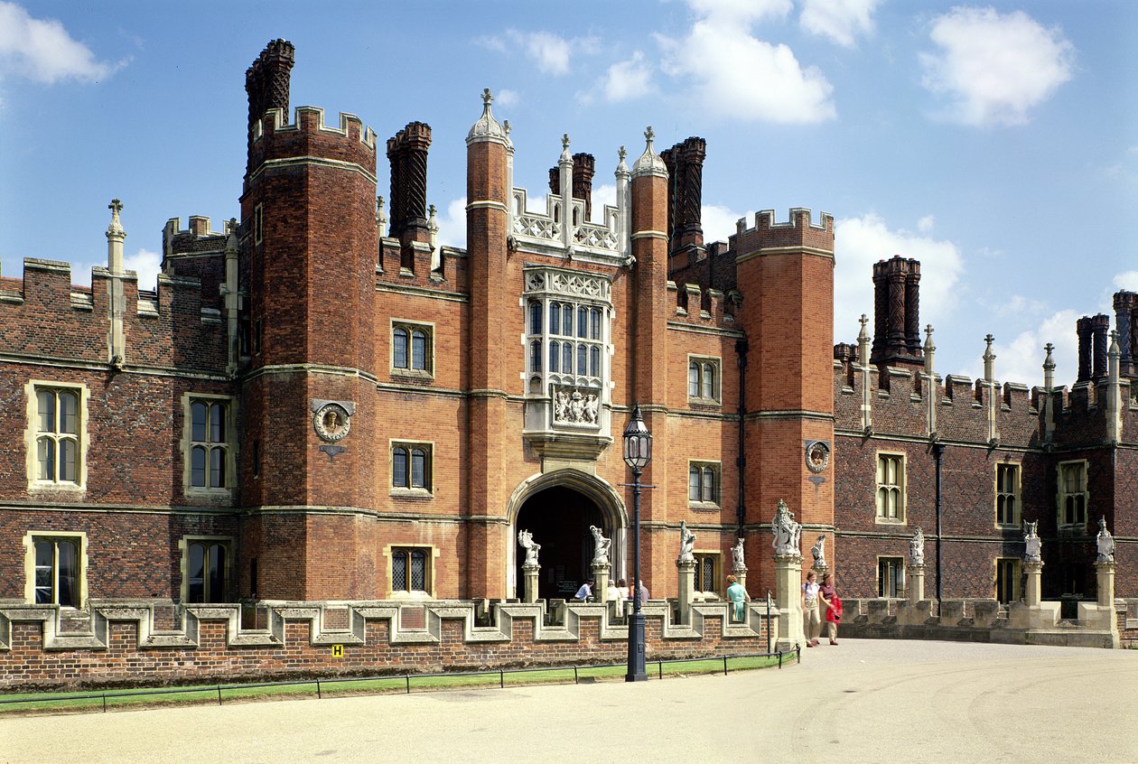 Hampton Court Palace i foråret 14 og 1520 (H5996) af Unbekannt Unbekannt