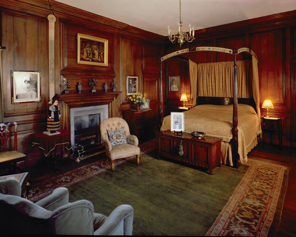 Hoghton Tower, Lancashire: Buckingham Room, slutningen af det 17. århundrede af Unbekannt Unbekannt
