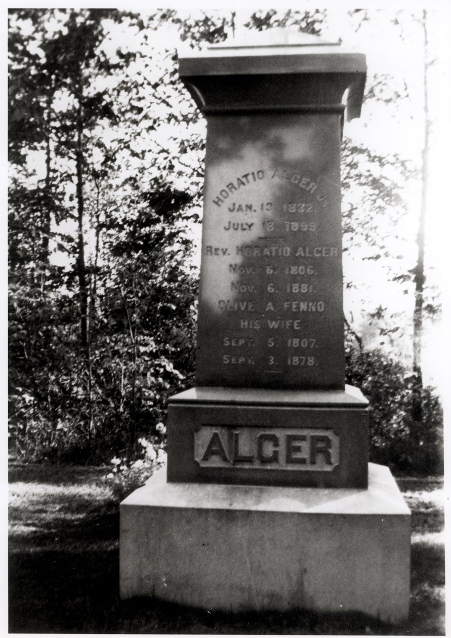 Horatio Algers grav i Natick, Massachusetts (undw foto) af Unbekannt Unbekannt