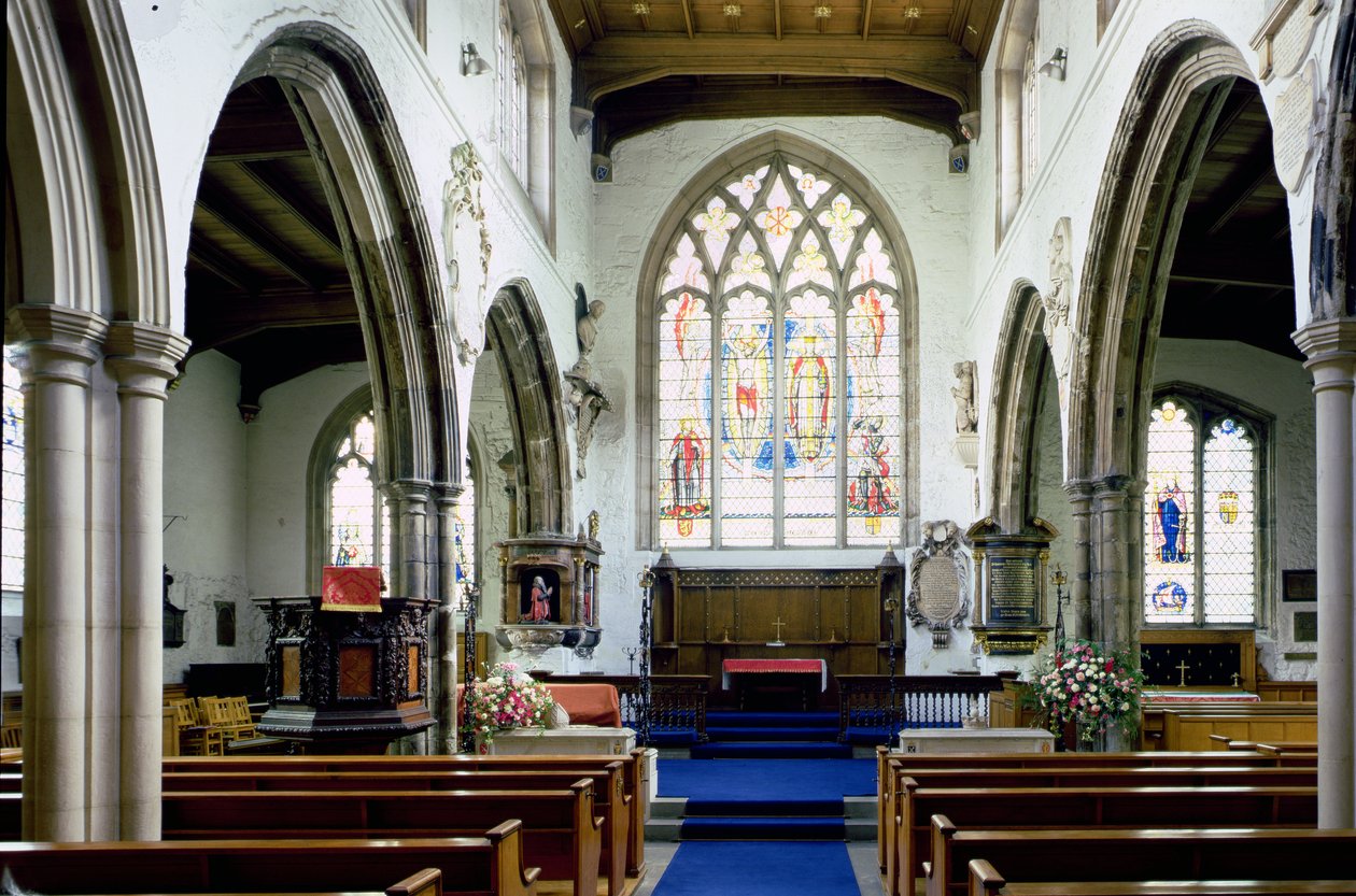Interiør af St. Olaves Church, Hart Street, City of London af Unbekannt Unbekannt