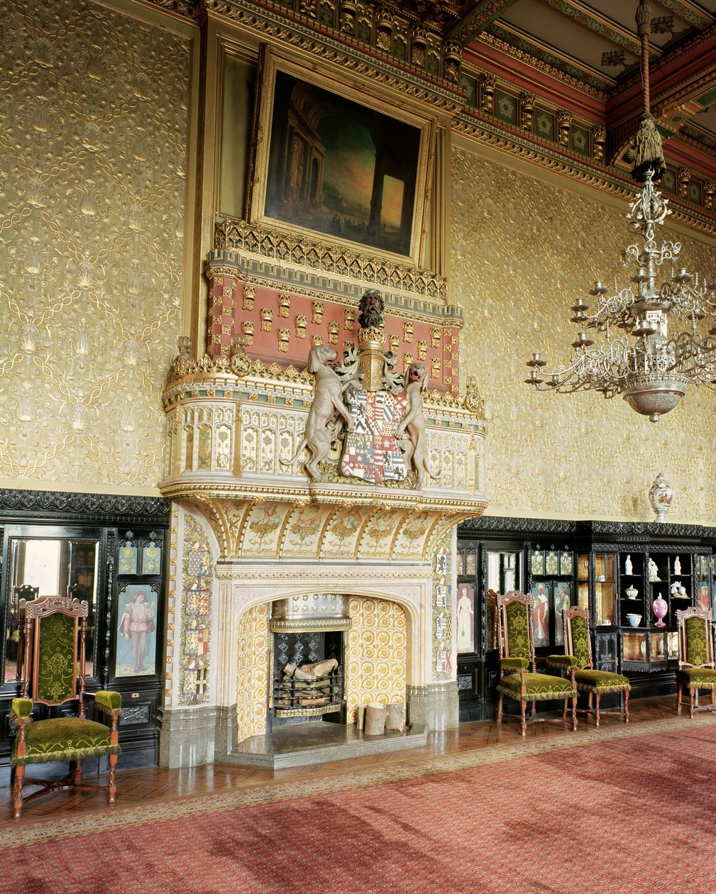 Interiør af den venetianske tegnestue, Carlton Towers, Yorkshire af Unbekannt Unbekannt